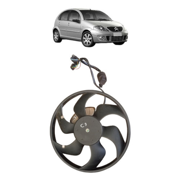 Motor Ventoinha Radiador C3 2000 A 2008