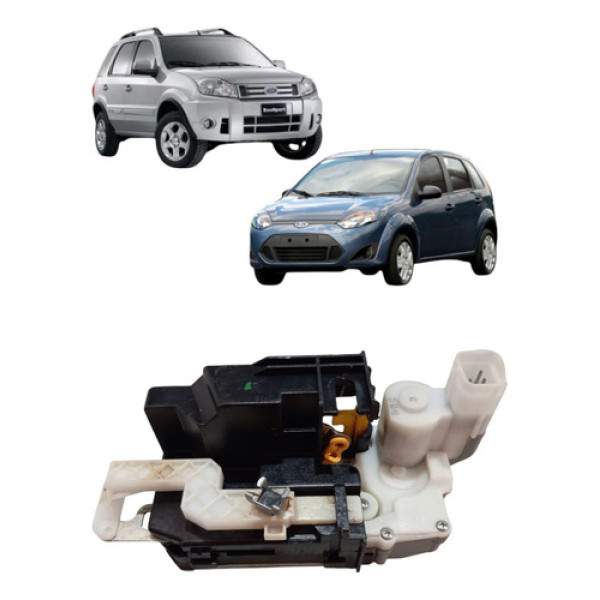 Fechadura Eletrica Porta Traseira Fiesta 2003 2012 Direita