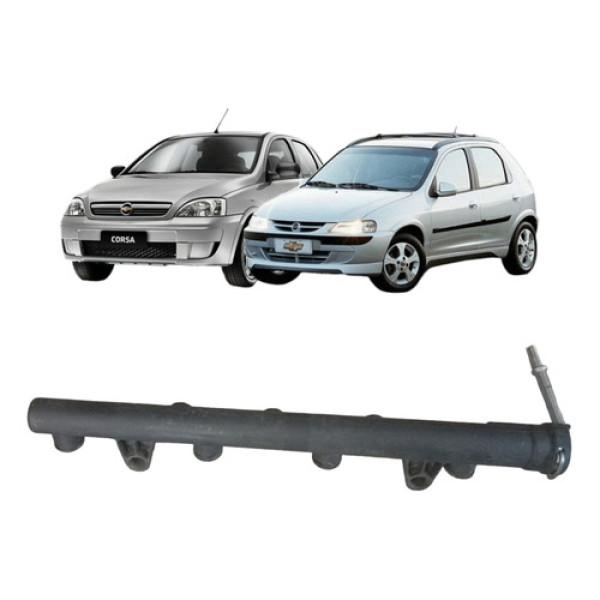 Flauta Bico Injetor Corsa Celta 2000 A 2006