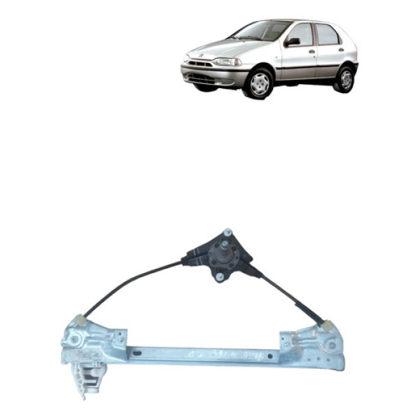 Máquina Vidro Manual Traseira Direita Fiat Palio Attractive
