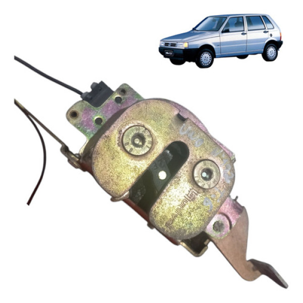 Fechadura Manual Traseira Uno 1988 2009 Esquerda