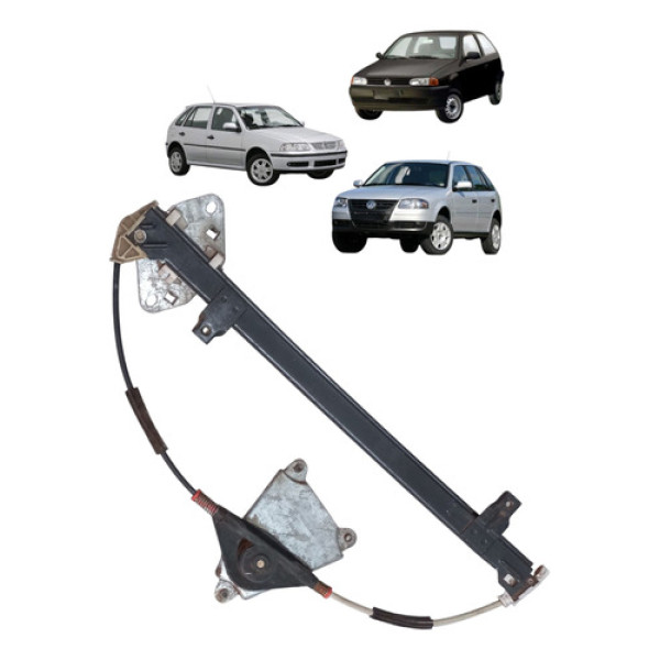 Maquina Vidro Manual Traseiro Gol G2 G3 G4 1994 2014 Direito