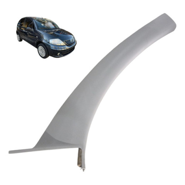 Acabamento Coluna Parabrisa Citroen C3 2003 2012 Direita