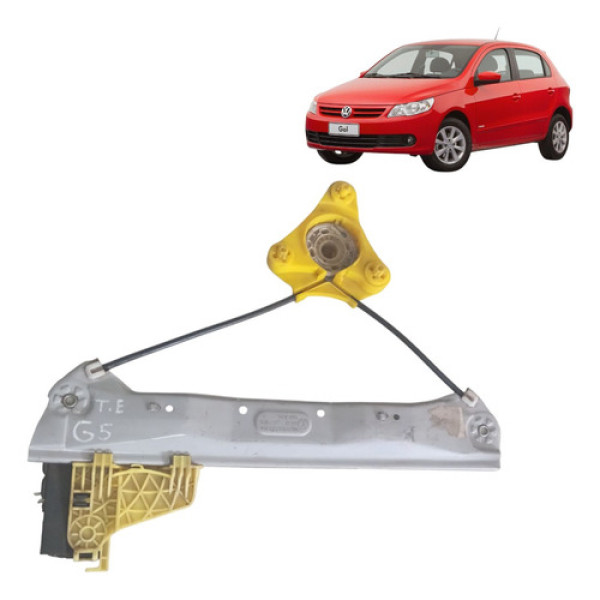 Máquina Vidro Elétrico Gol G5 2008 2012 Traseiro Esquerdo