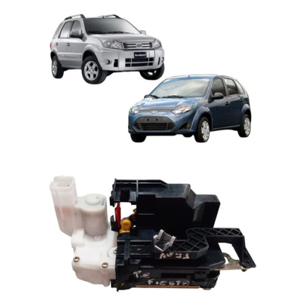 Fechadura Eletrica Porta Traseira Fiesta 2003 2012 Esquerda