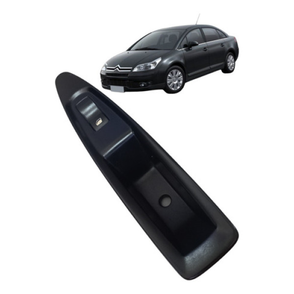 Moldura Botão Comando Vidro Traseiro C4 Pallas 2012 Esquerdo