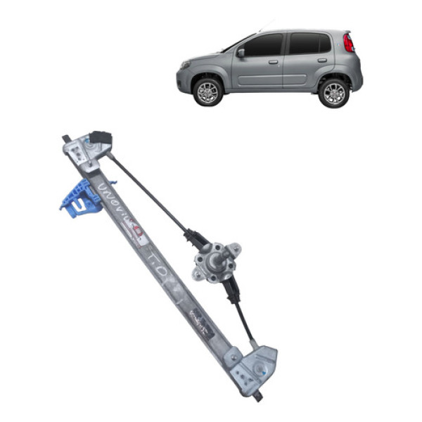 Máquina Vidro Manual Traseiro Uno Vivace 2011 2021 Direito