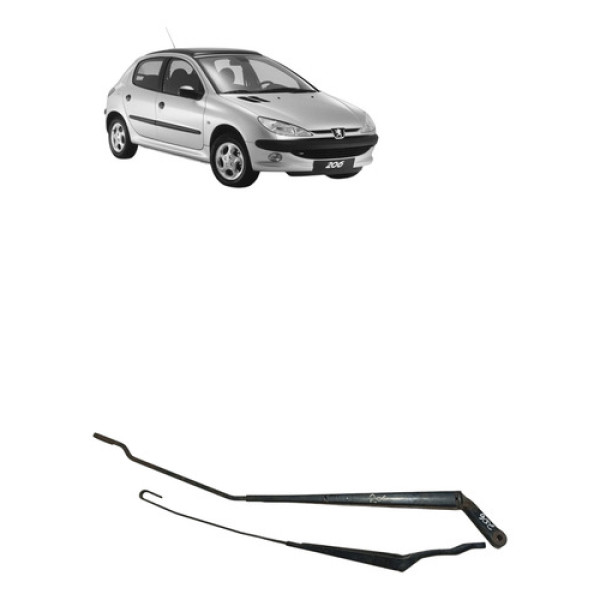 Par Braco Haste Limpador Parabrisa Peugeot 206 2003 2008