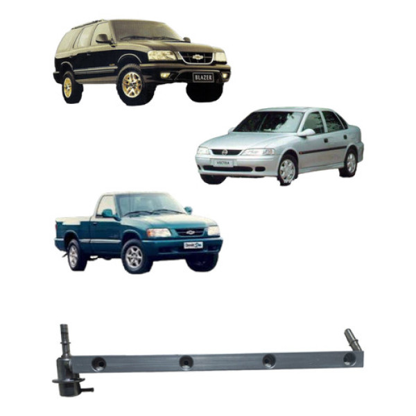 Flauta Bico Injetor Chevrolet Vectra S10 2.0 2.2 2.4 8v