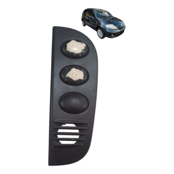 Botão Trava Vidros Citroen C3 2003 2012 Direito