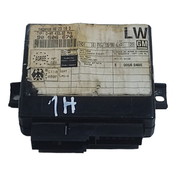 Modulo Central Alarme Chevrolet Vectra Astra 1997 A 2005
