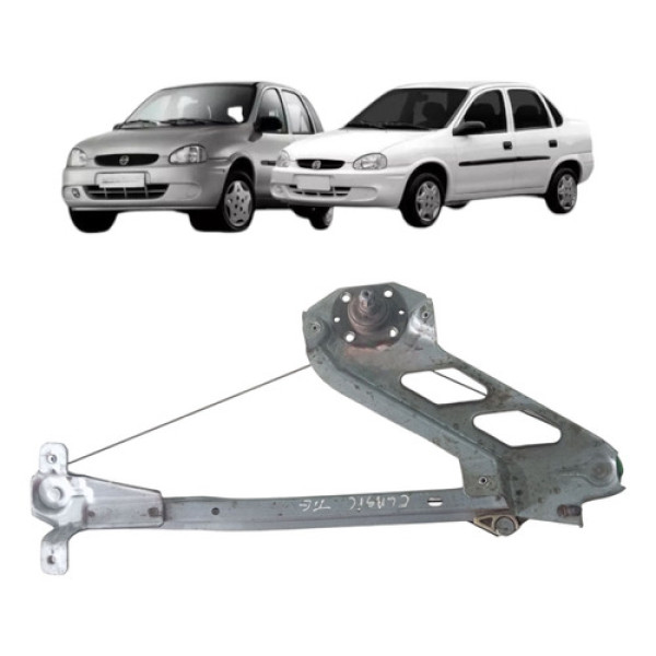 Maquina Vidro Manual Traseira Corsa 1994 2016 Esquerdo