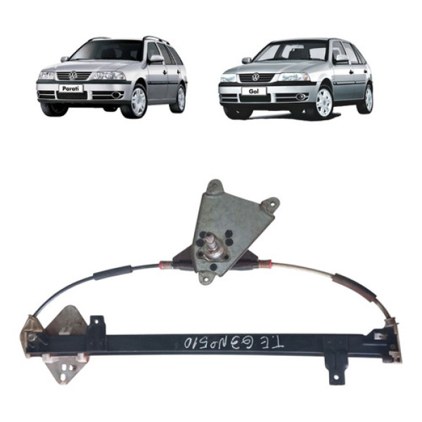 Maquina Vidro Manual Gol G3 Traseiro Esquerdo 1999 2005