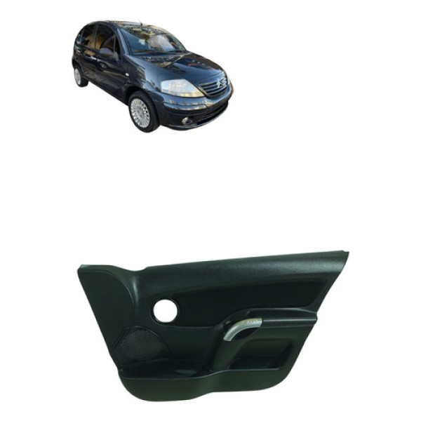 Forro Porta Dianteira Citroen C3 2003 2012 Direita