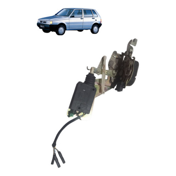 Fechadura Elétrica Dianteira Fiat Uno 1992 2002 Esquerda
