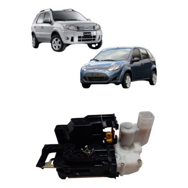 Fechadura Eletrica Porta Traseira Fiesta 2003 2012 Direita